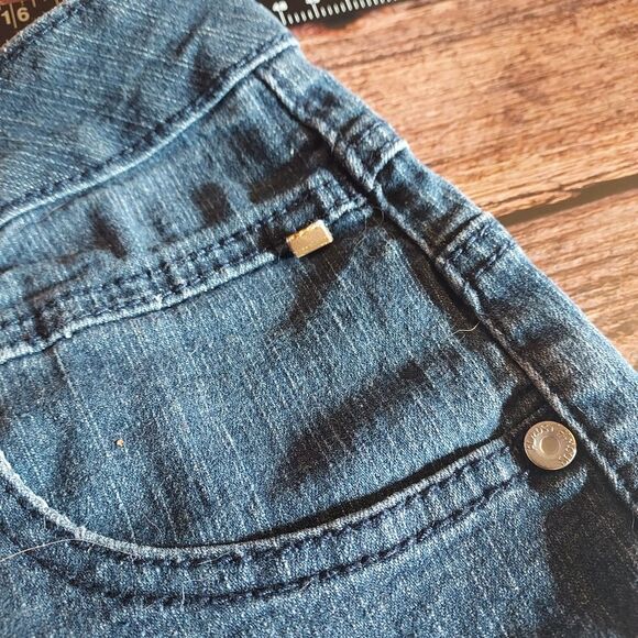 Almost Famous Dark Blue Jean Shorts - Picture 7 of 13